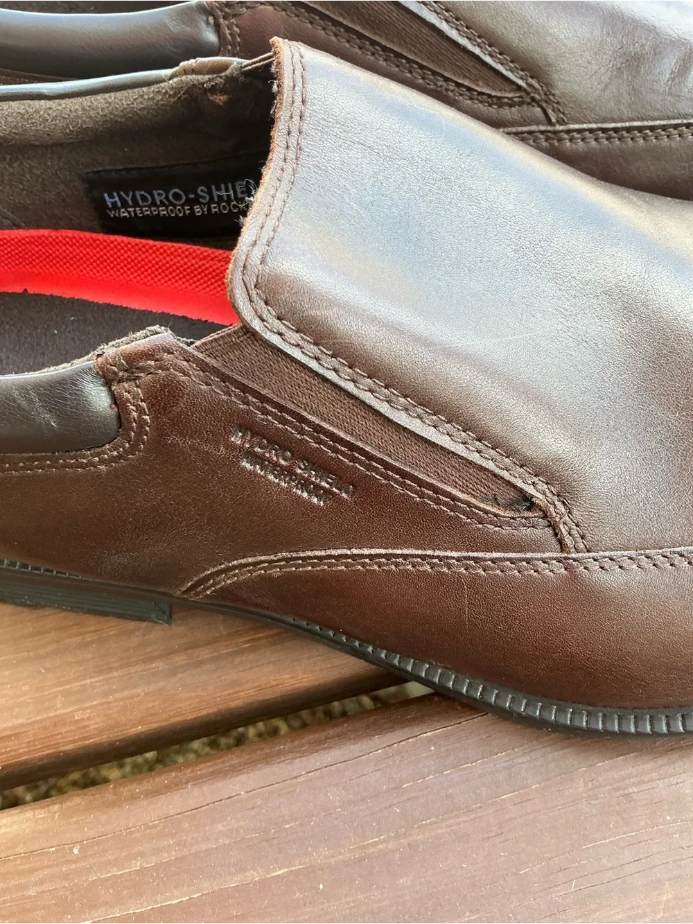 Mens ROCKPORT genuine leather dress loafers 🤎 NWOT